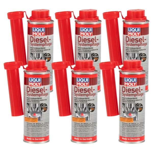 Set 6 Buc Liqui Moly Aditiv Curatare Injectoare Motorina 250ML 8386